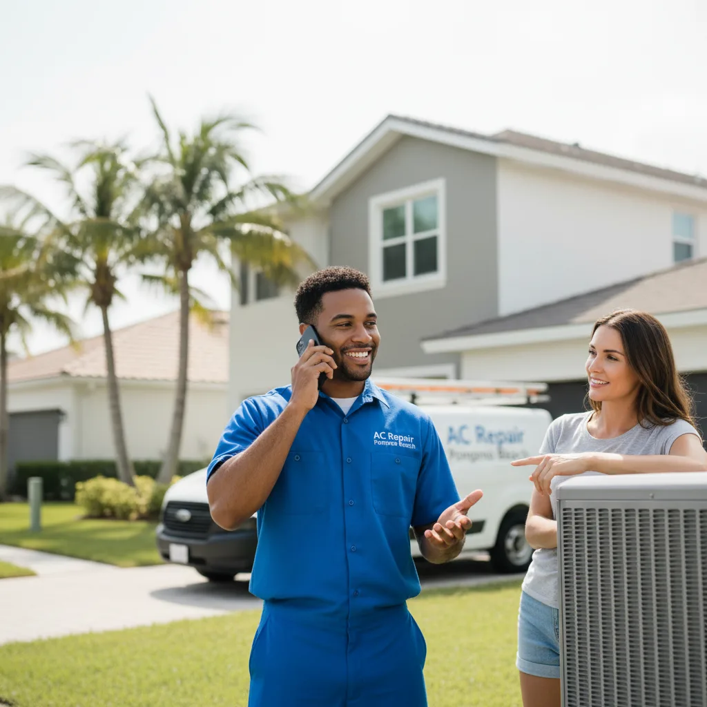 AC Repair Pompano Beach customer support in Fairfax Station